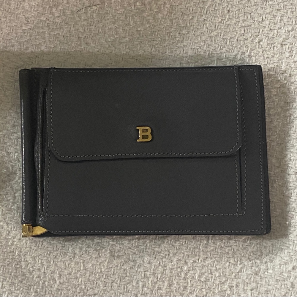Bally Cardholder and Money Clip, Mini Wallet